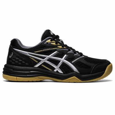 Gyerek Asics Upcourt 4 GS Röplabda Cipő AS0278149 Fekete/Titán